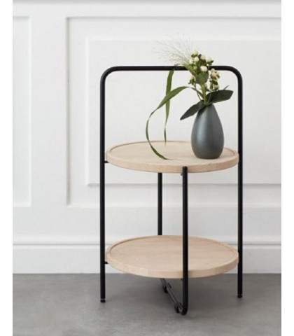 Smukt bakkebord i tidsløst design. Andersen Furniture bakkebord med bakker i massivt asketræ