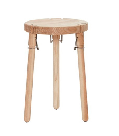 Andersen Furniture taburet i træ - taburet med beslag