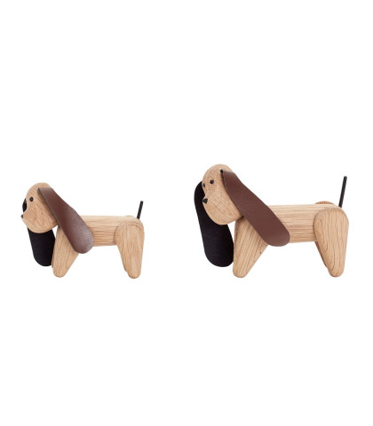 Super skønne hundefigurer i træ fra Andersen Furniture