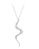 Unik og smuk Loop halskæde i sølv fra Pernille Corydon. Halskæde med Loop vedhæng