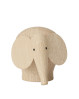 Virkelig smuk og dekorativ træfigur formet som en elefant