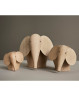 Dekorative træfigurer fra WOUD Design - træ-elefanter