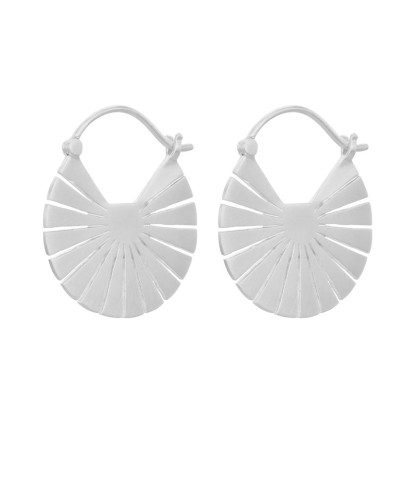 Elegante sølv øreringe fra Pernille Corydon - Flare øreringe i sølv