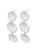 Smukke hænge-øreringe i sølv fra Pernille Corydon