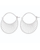 Large Daylight øreringe fra Pernille Corydon. Store Daylight øreringe i sølv