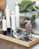Stilren bakke med magnetisk plade og trækant - The Oak Men Candle Tray