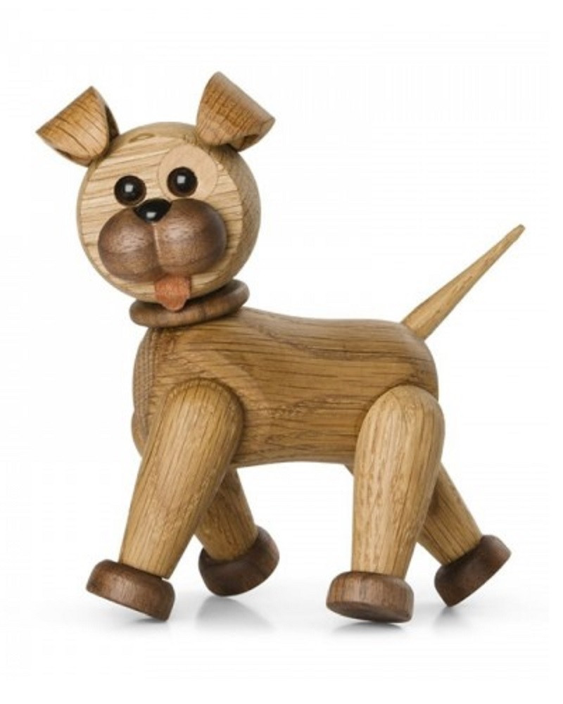 skyskraber kutter Kilde Spring Copenhagen hund - Happy træfigur - Gratis fragt
