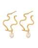 Eksklusive ørering med perle fra Pernille Corydon. Stilrene og feminine smykker
