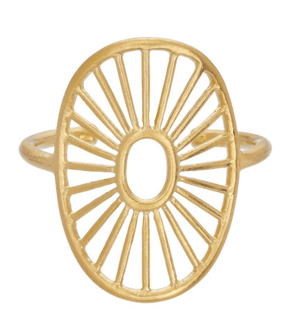 Forgyldt Daylight ring fra Pernille Corydon - Enkel og elegant fingerring fra Pernille Corydon