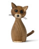 Katten Lucky fra Spring Copenhagen - Træfigur formet som en kat.