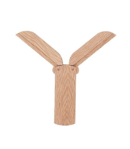 Bordskåner med vinger, der kan foldes ind. Praktisk og elegant bordskåner i egetræ fra Andersen Furniture