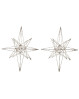 Juleornamenter fra House Doctor - Star ornamenter i glitter champagnefarve