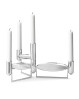 Tunes lysestage med 3 bakker til diverse pynt. Tunes fra Georg Jensen