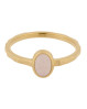 Smuk og skinnende Pernille Corydon fingerring med en sten - rose quartz