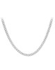 Unisex halskæde fra Pernille Corydon - bred ankerkæde i sølv som passer både til mænd og kvinder