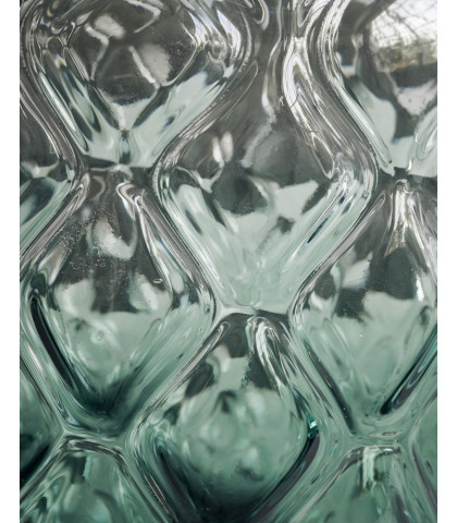 Vase med geometrisk mønster. House Doctor glasvase - Art Deco vase