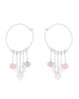 Skønne og smukke Dream Hoops med sten i pastelfarver. Pernille Corydon Dream Hoops pastel