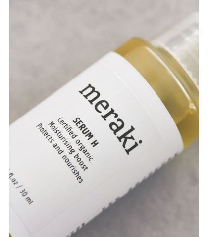 Giv huden i ansigtet et fugtboost med Meraki Serum H