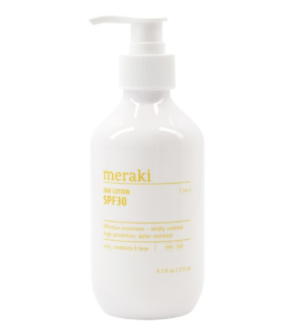 Solcreme med solfaktor 30. Meraki Sun Lotion med let blomsterduft