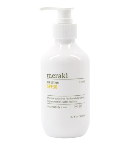 Meraki solcreme - Pure. Solcreme som både er til børn og voksne. Solcreme med solfaktor 30