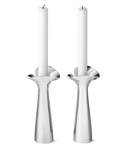 Stilfulde og elegante Bloom Botanica lysestager fra Georg Jensen