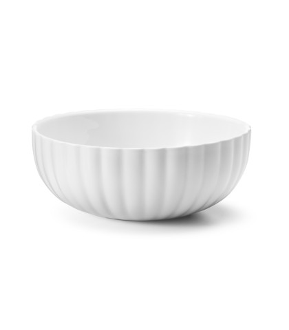 Hvid Bernadotte skål fra Georg Jensen. Den perfekte skål til morgenmad eller suppe