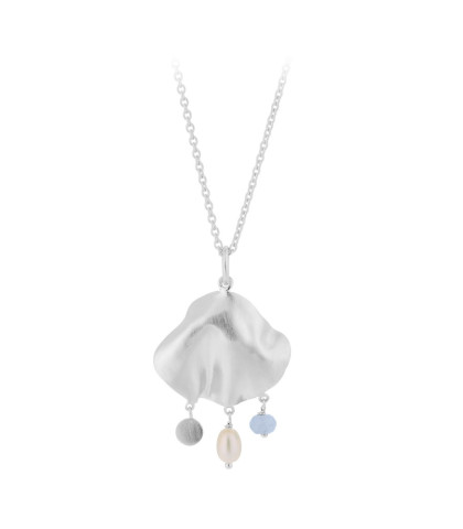 Den perfekte halskæde til sommerfesten. Pernille Corydon halskæde med sølv-vedhæng og perler. Sea Treasure halskæde i sølv.