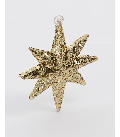 Sæt stil på juletræet med de smukke House Doctor julestjerner med guldglimmer