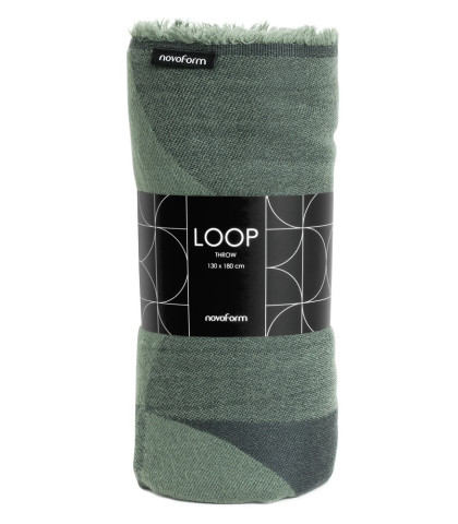 Blødt tæppe med de skønneste grønne nuancer. Novoform Design Loop tæppe