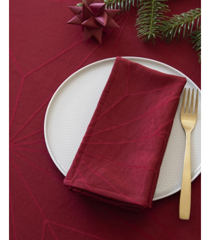 Bring din borddækning op til næste level med de smukke stofservietter med grafisk mønster.