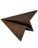 Kom med tilbage til barndommen, hvor der skulle foldes den perfekte papirsflyver - BoyHood Design, Maverick papirsflyver i røget egetræ