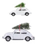 Julebiler til det perfekte nisselandskab. Populære julebiler med juletræ på taget