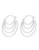 Silhouette øreringe fra Pernille Corydon. Øreringe lavet af sølv. Elegante og sofistikerede øreringe