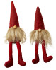 Tilfør charme og hygge til din juleindretning med de søde Speedtsberg nisser med rød filthue og et stort skæg.