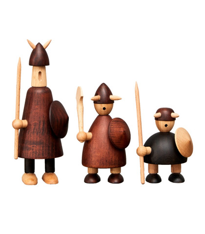 The Vikings of Denmark - skønne viking træfigurer fra Andersen Furniture