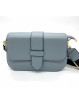 Skuldertaske i en flot støvet blå farve. Just D'Lux lædertaske i moderigtig design