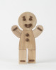 BoyHood Design Gingerbread Man i egetræ. Den søde Gingerbread Man i træ vil sprede god stemning i boligen