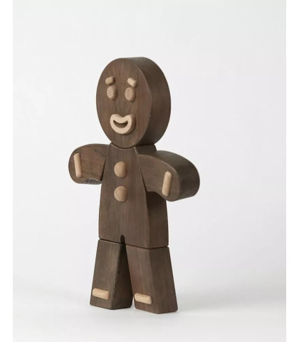 En skøn træfigur som både børn og voksne vil elske. Den kække Gingerbread Man fra BoyHood Design