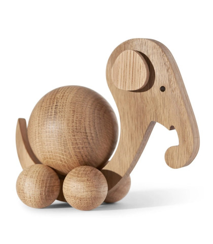 Spred hygge og god stemning i hjemmet med den fine elefant som træfigur.