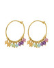 Elegante hoops til den feminine kvinde. Rainbow hoops fra Pernille Corydon.