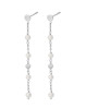Klassiske øreringe fra Pernille Corydon. Ocean Pearl øreringe i sølv med hvide perler.