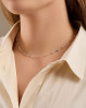 Elegant og stilfuld halskæde med et flot farvemix af perler fordelt på kæden. Pernille Corydon halskæde i sølv.