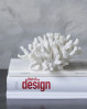 Indret dit hjem med stil og kant - meget smukke pynteting fra Mette Ditmer. Dekorationskoraller i hvid polyresin