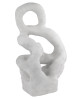 Unik skulptur fra Mette Ditmers Art Piece kollektion. Off-white skulptur med kant og karakter