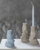 Smukke og unikke lysestager som passer til tynde lys - håndlavede lysestager fra Mette Ditmer