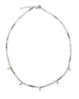 Perlehalskæde i sterling sølv. Aqua Dulce halskæde med feminint look og elegante detaljer.