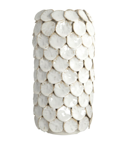Smuk og unik vase fra House Doctor. Hvid dot vase med et smukt skulpturelt udtryk
