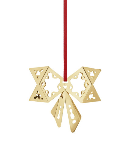 Georg Jensen juleornament 2022 - sløjfe fra Georg Jensens julekollektion