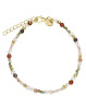 Aqua Dulce armbånd med skønne farver, perler og halvædelsten. Olive Garden armbånd til efterårets outfit.