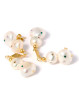 Utrolig smukke perleøreringe med farvede zirkoner i perlerne. BiggerBejeweled øreringe fra Dropps By Szhirley